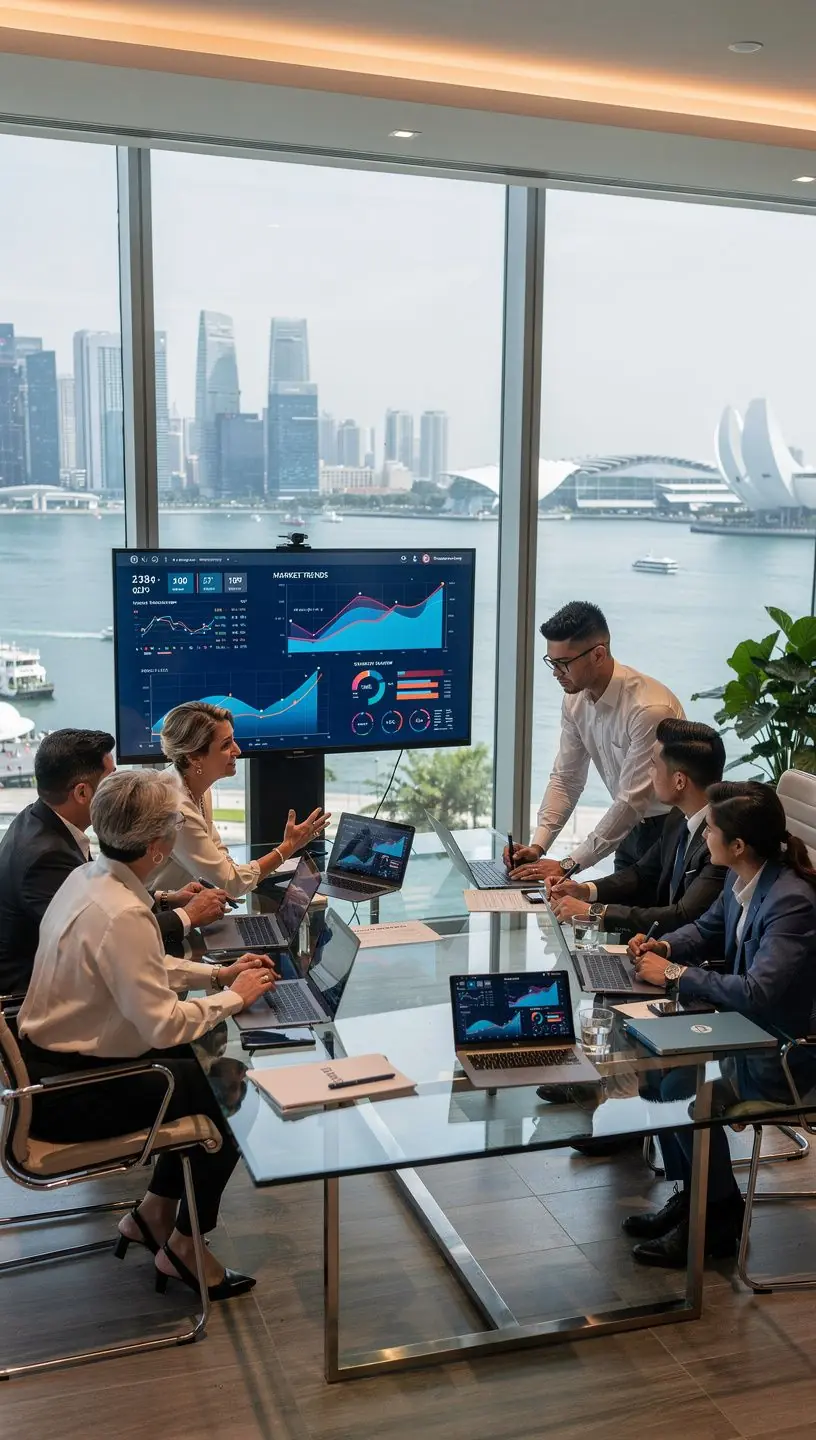 Modern office environment